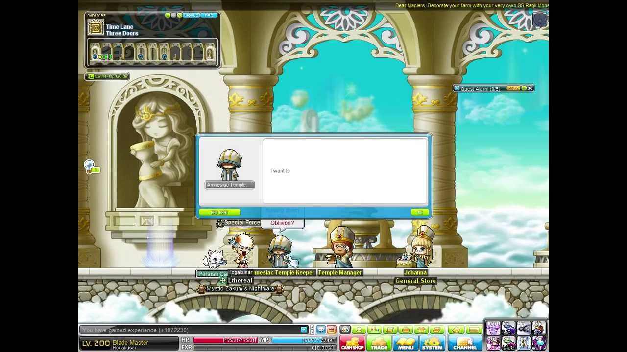 Time temple quest surprise! (Regret watching)