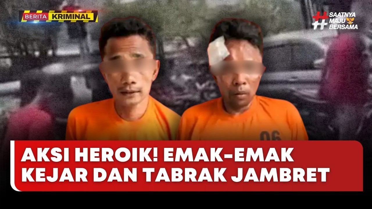 🔴 LIVE | Aksi Heroik! Emak-Emak Kejar Dan Tabrak Jambret - Beritasatu Kriminal