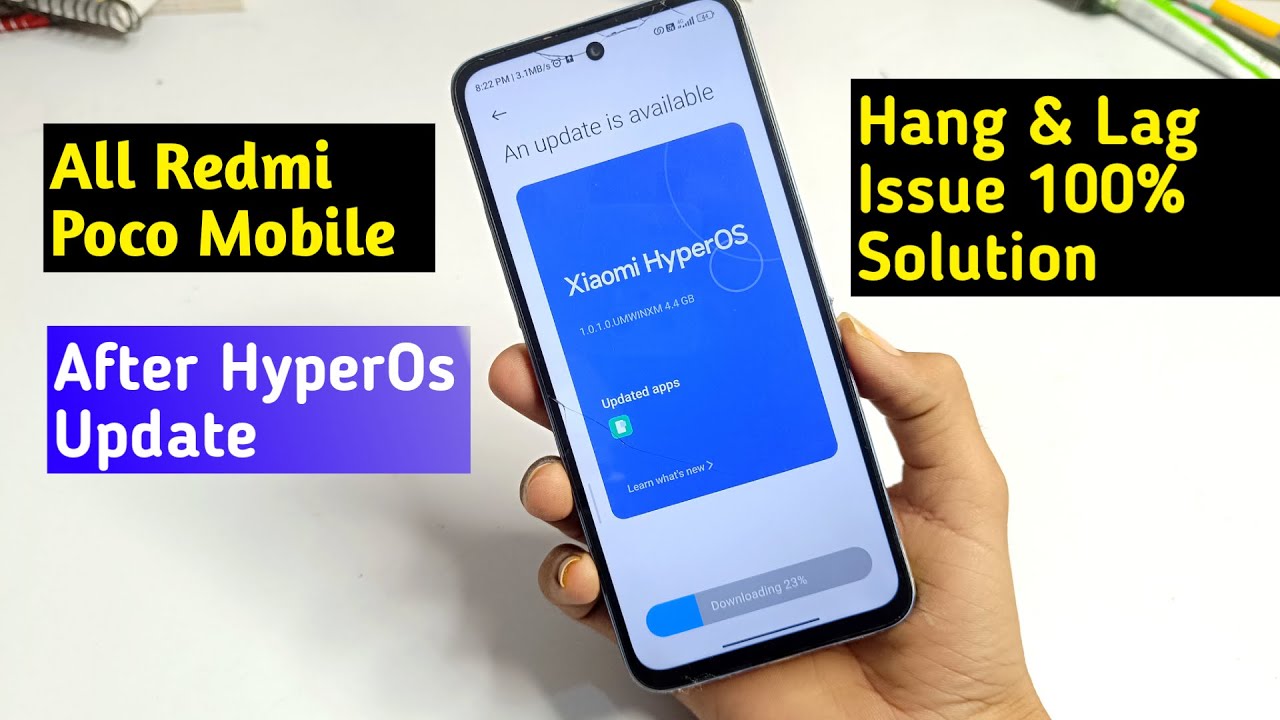 All Redmi Mobile After HyperOs Update Lag & Hang Problem Solution | HyperOs Update Hang Issue Fix