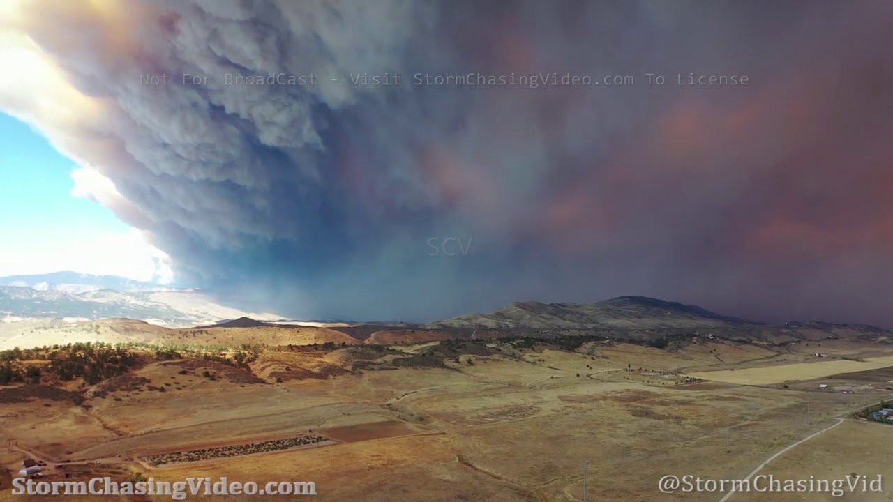 Drone Footage Of The Cameron Peak Fire, Loveland, CO - 10/14/2020