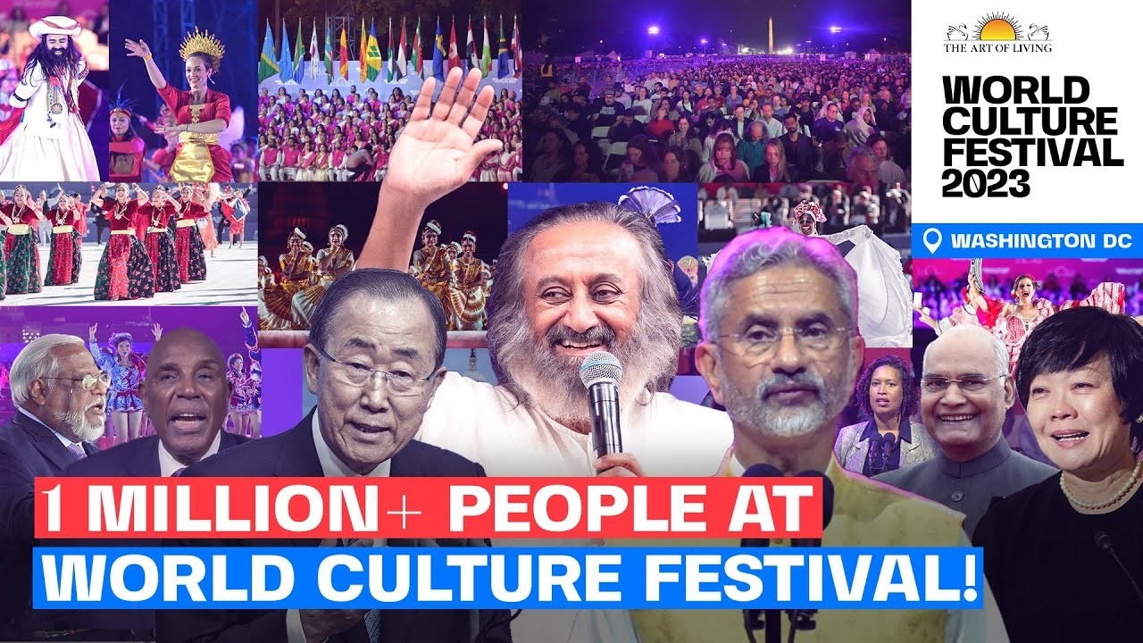 Relive An Unforgettable Event!! | World Culture Festival 2023 | Washington DC