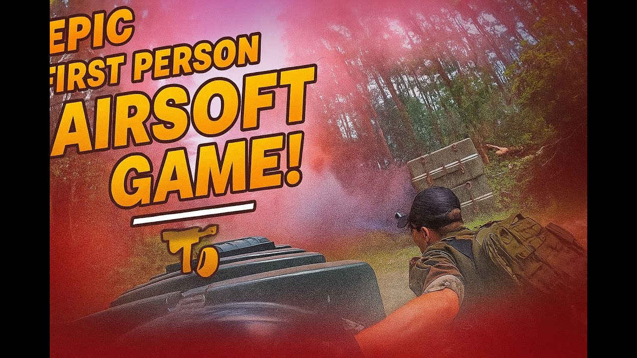 Epic First Person AIRSOFT GAME!