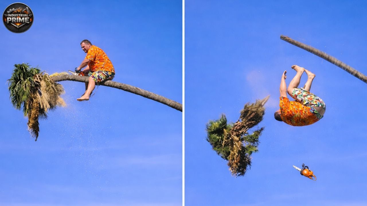 Idiots With Chainsaws: Tree Cutting Fails | Extreme Dangerous Logging Truck Fails #4