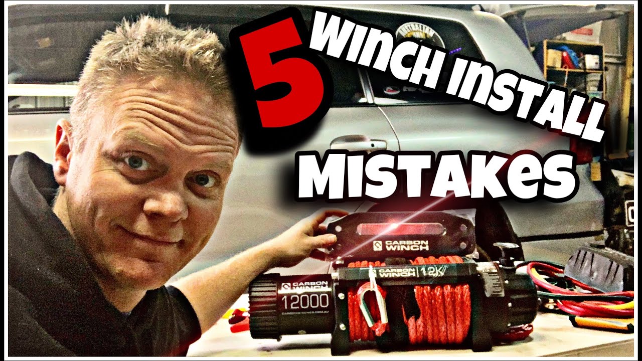 How to install a winch - Carbon winch - Australian 4x4 Adventures