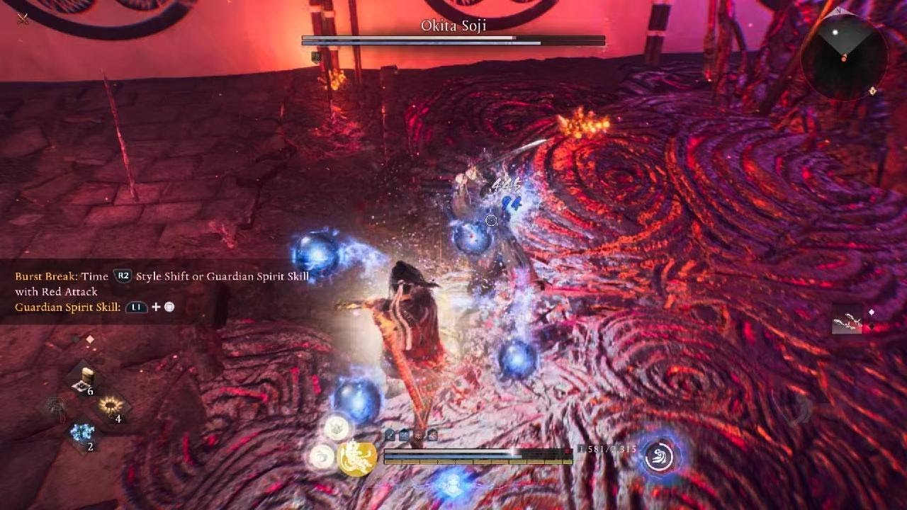 Nioh 3 Okita Soji Boss Fight End game