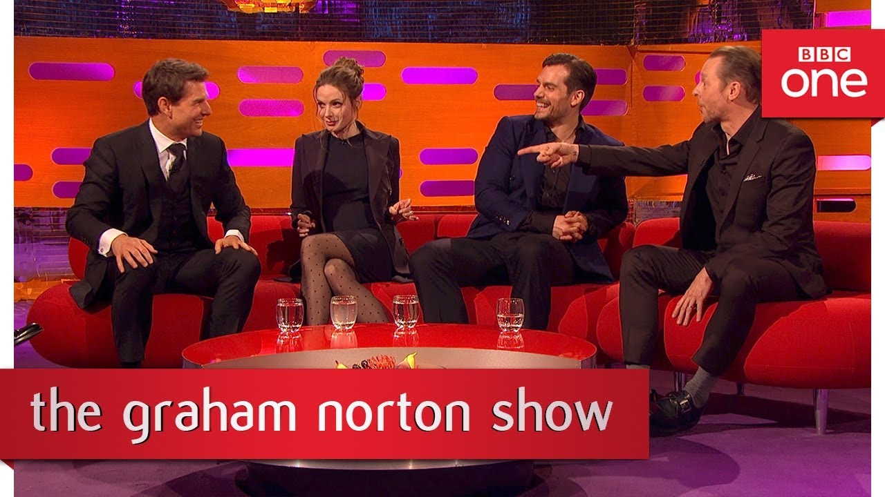 Tom Cruise & Simon Pegg teased Henry Cavill while filming - The Graham Norton Show - BBC