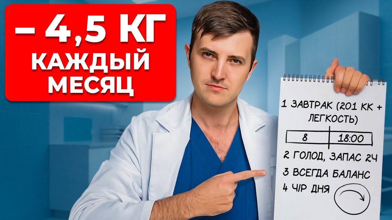 Порядок действий НА МЕСЯЦ, чтобы похудеть! ПРОСТО ПРИМЕНИ