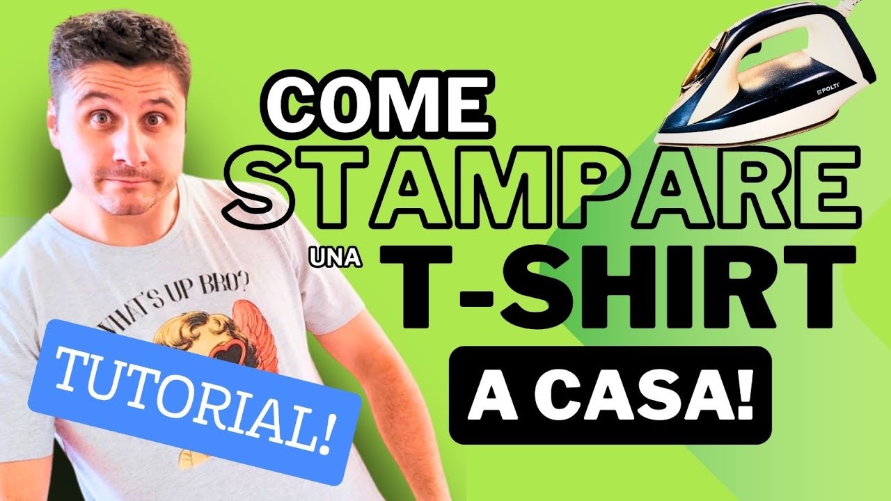 Come Stampare una Maglietta in Casa con il Ferro da Stiro - Tutorial Facile DTF!