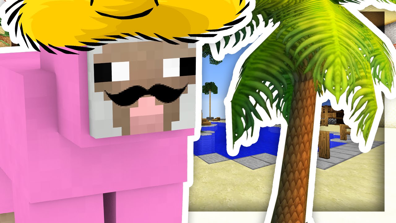 PINK SHEEP GOES ON VACATION!! | Minecraft