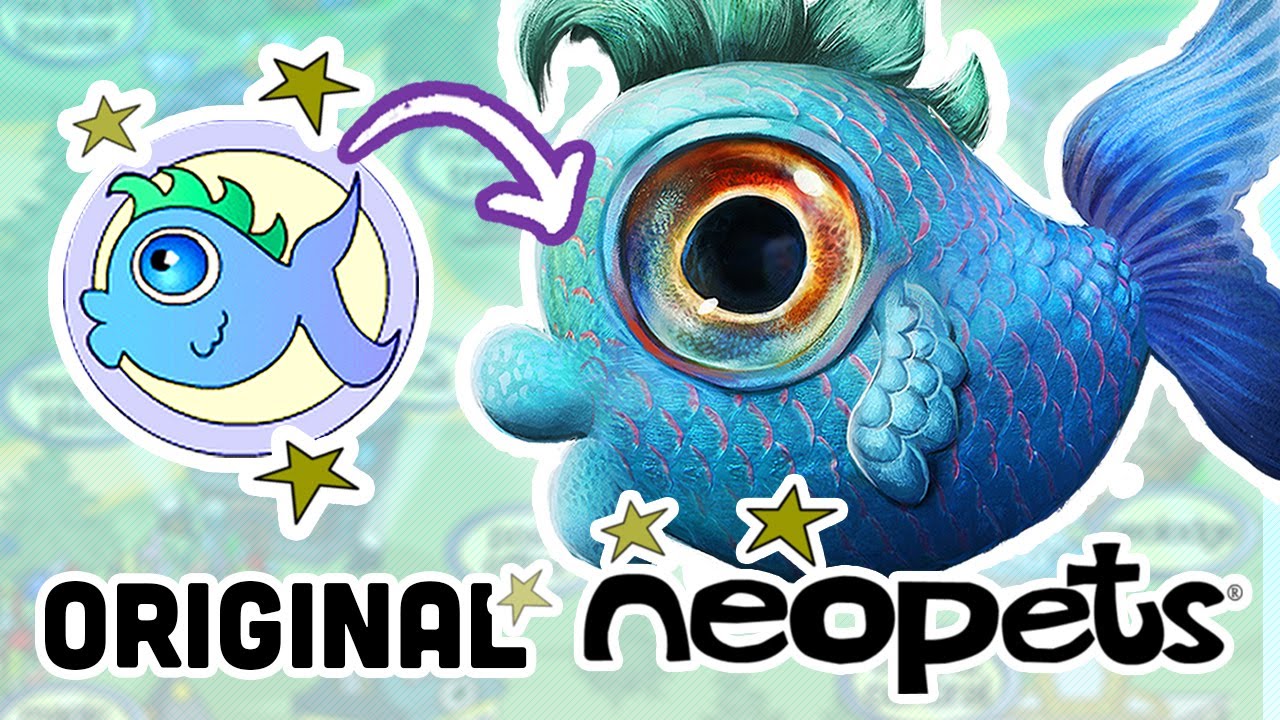 Original Neopets Art But Rendered Way Too Much