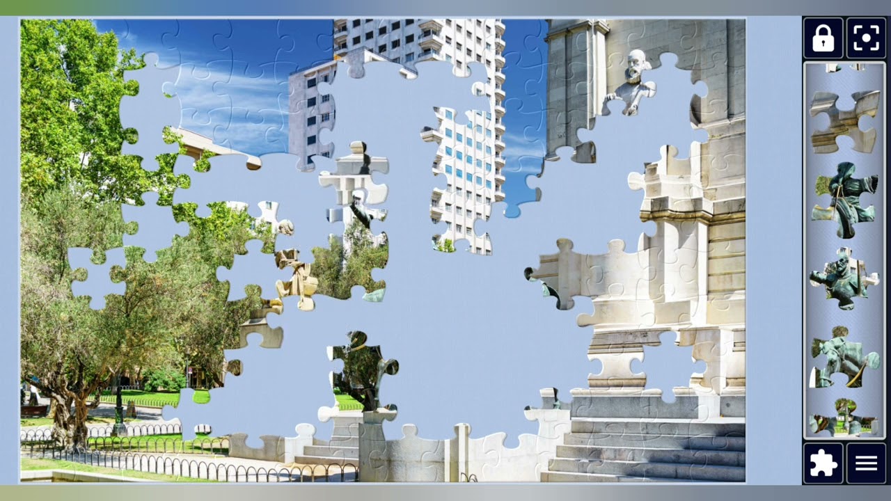 Madrid is a popular tourist destination of Europe 🌍//jigsaw puzzles Craft,🧩//Amazing puzzles Art🧩//