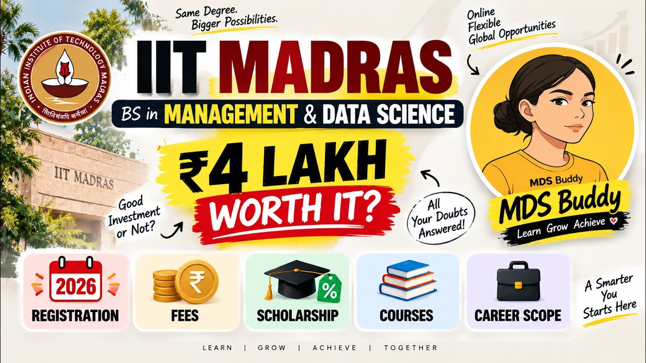 IIT Madras Management & Data Science 2026 | Fees, Registration & Is It Worth It?
