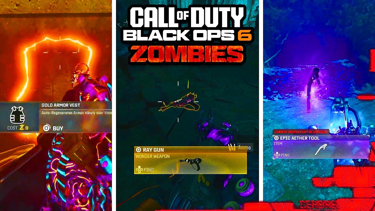 The Tomb All 15 Side Easter Eggs: Free Raygun, Pack A Punch, Perks, Gold Armor (Black Ops 6 Zombies)