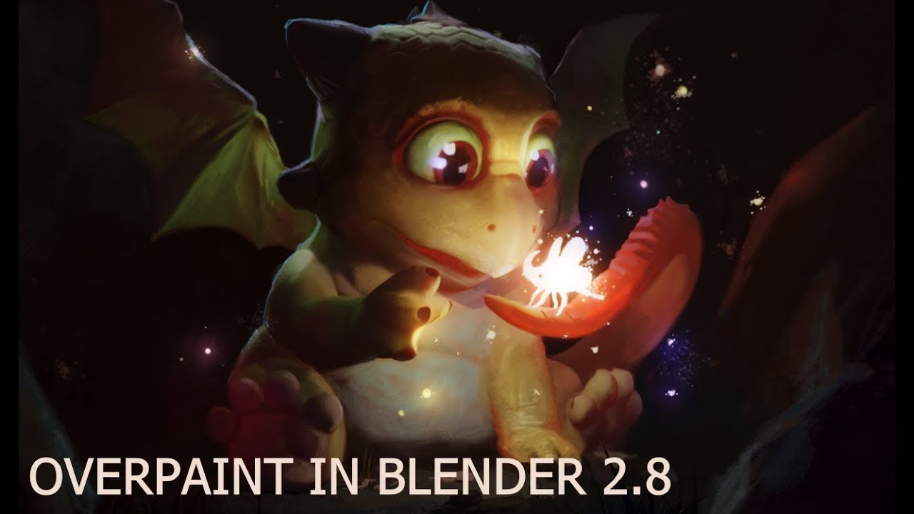 Оверпейнт скульптинга в Blender 2.8