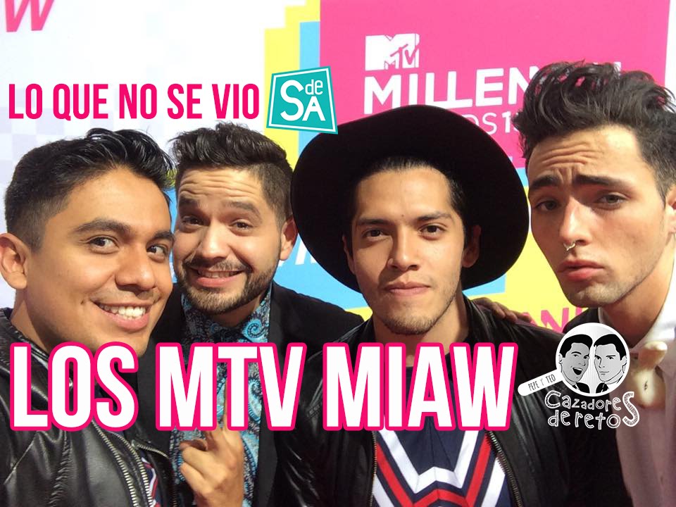 Pepe y Teo en los MTV MIAW - BackStage
