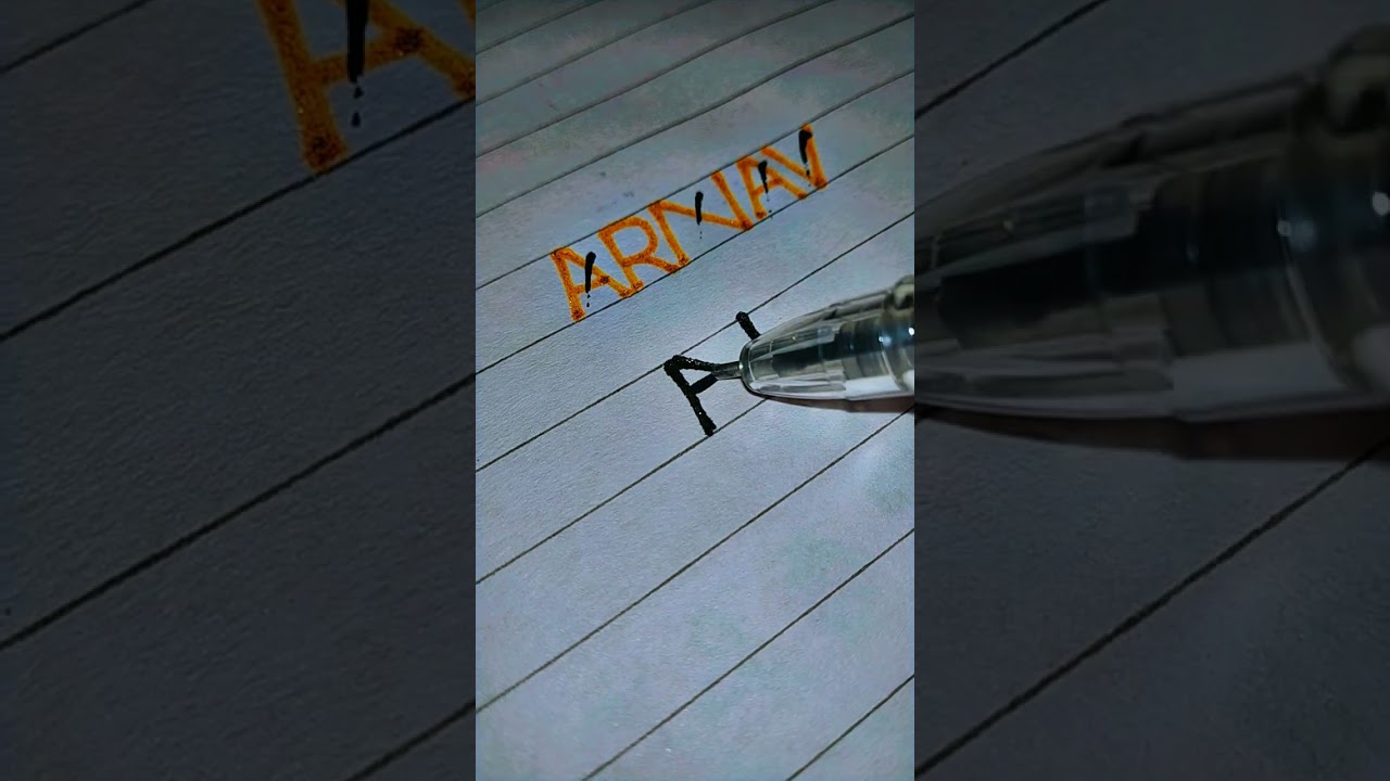 #Arnav name logo 😊&hearts;️&hearts;️ #remix #music #song #punjabisong #art #newmusic #calligraphy