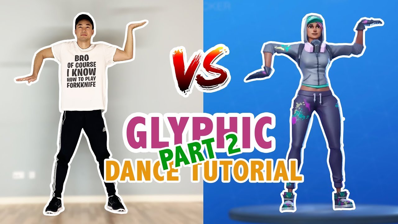 Glyphic Emote In Real Life (Tutorial Part 2) | Fortnite Dances