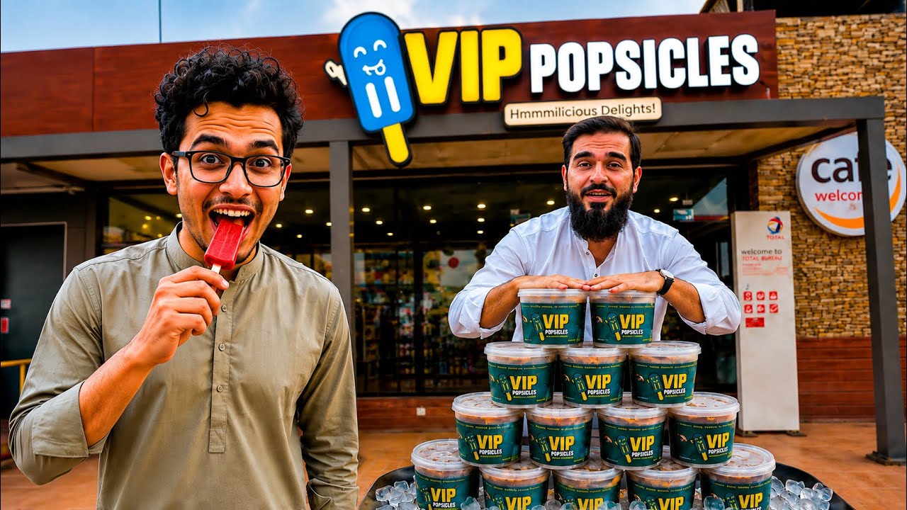 🔥 I Tried Mustafa Naif&rsquo;s VIP Popsicles for the First Time! | Honest Review 🍦