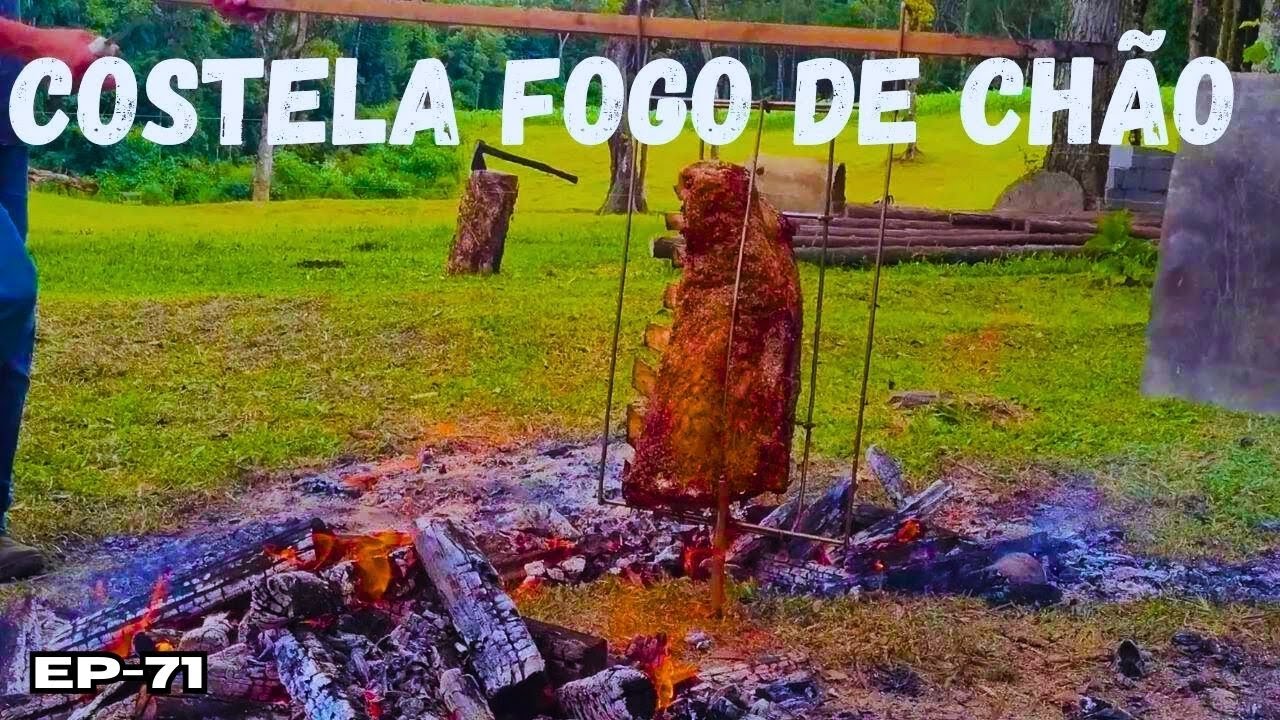 COMO FAZER COSTELA NO FOGO DE CHÃO,TEM  UMA DICA MUITO BOA. EP71#vidasimples #sitio