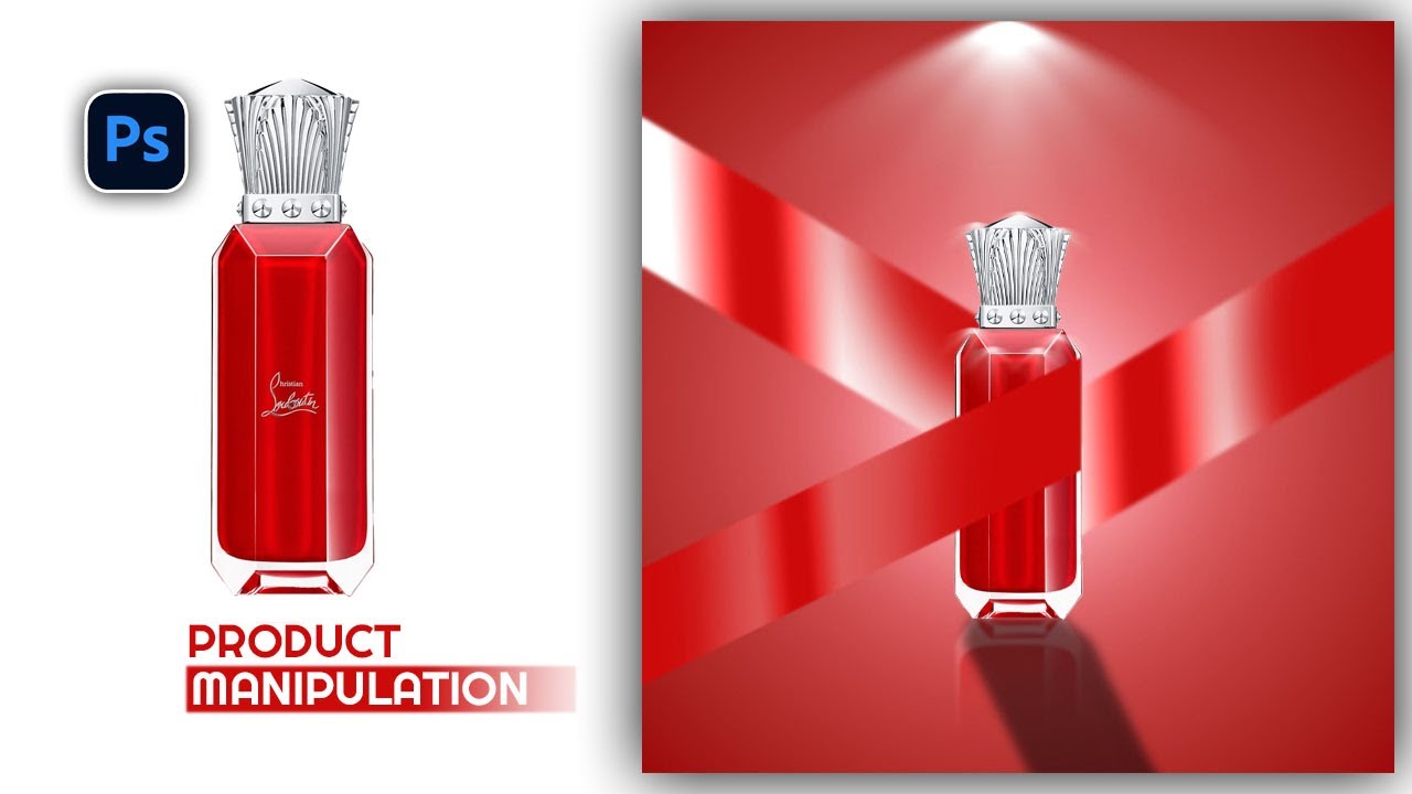 Creative Perfume Product Manipulation in Photoshop | Realistic Advertising Design Tutorial