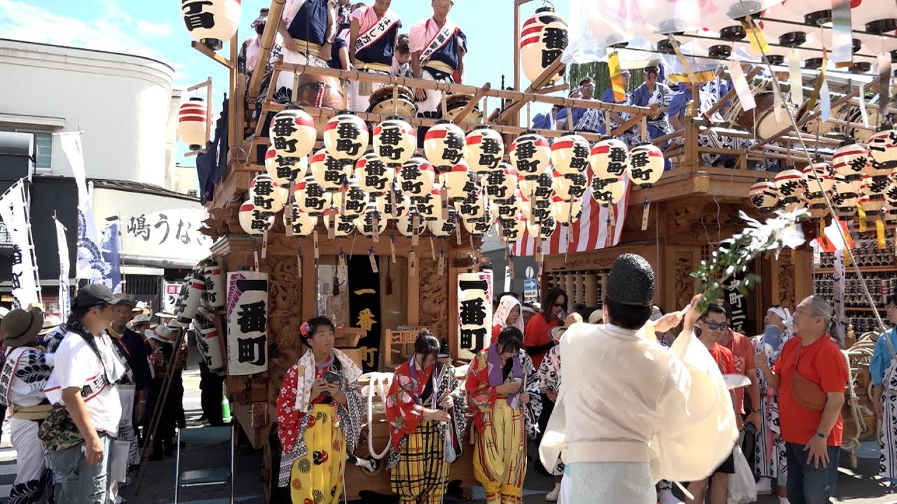 伝統と熱気あふれる「三嶋大祭り」開幕 シャギリのにぎやかな音色も =静岡・三島市