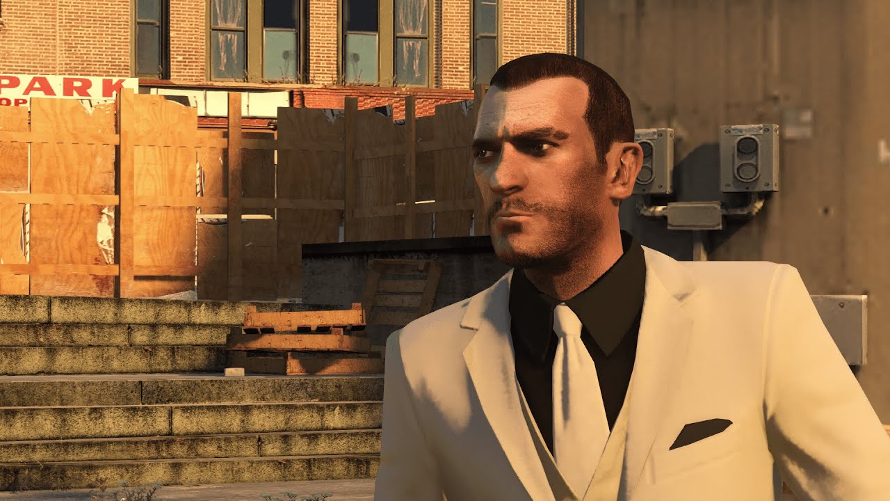 GTA IV - Когда персонажи пытаются напугать Нико Беллика....