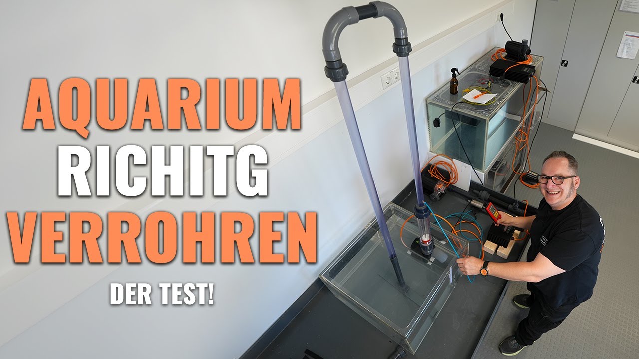 Die richtige VERROHRUNG für dein Aquarium! - Wir testen für dich!