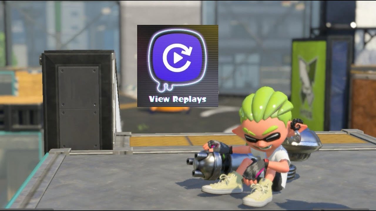 just watching battle replays and a little bit of anarchy open (Splatoon 3)
