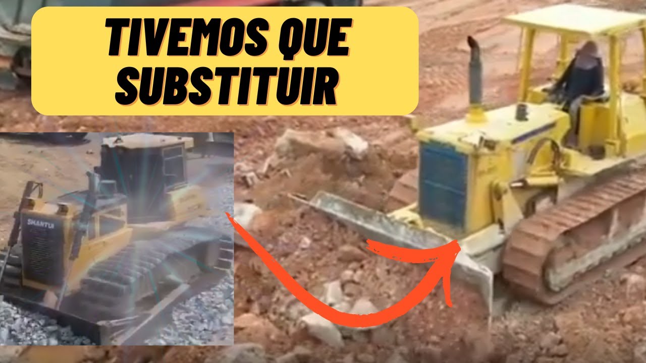 Trator de Esteiras SHANTUI SD22s teve que ser substituído em Aterro