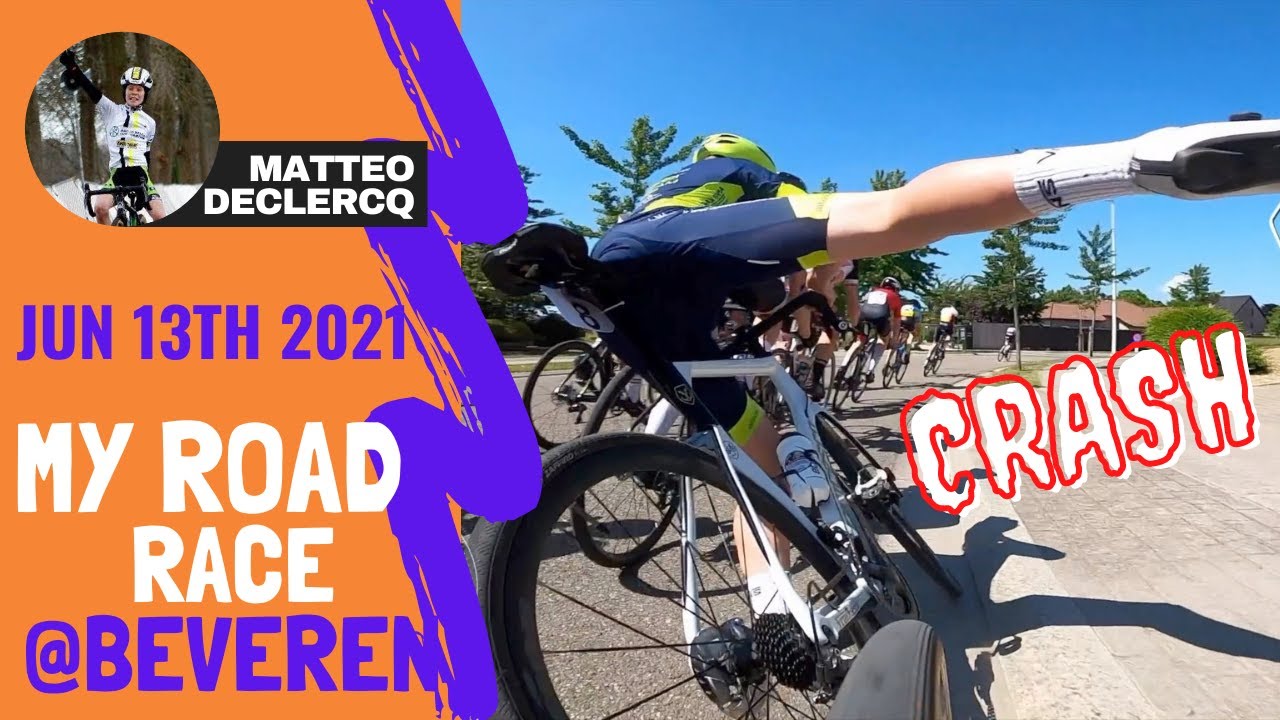 ROAD RACE @ BEVEREN (BELGIUM) - CHAMPIONSHIP - CRASH ! - GO PRO LAP
