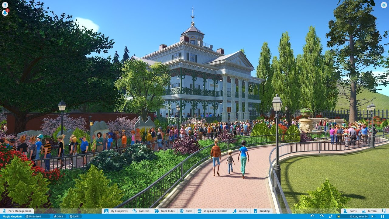 Planet Coaster Disneyland Haunted Mansion