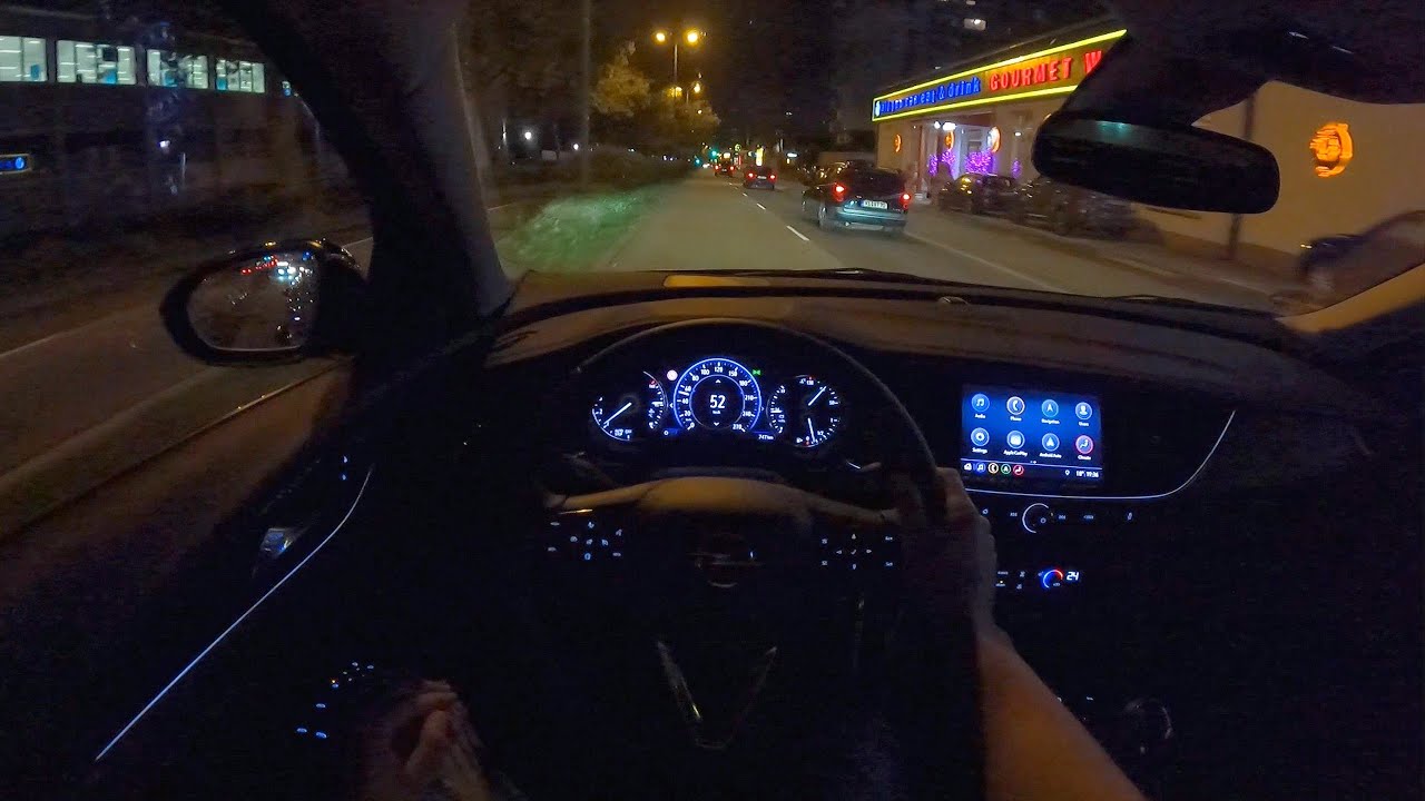 2021 OPEL INSIGNIA GRAND SPORT 2.0 DIESEL 174 PS NIGHT POV AUTOBAHN DRIVE KAISERSLAUTERN (60 FPS)