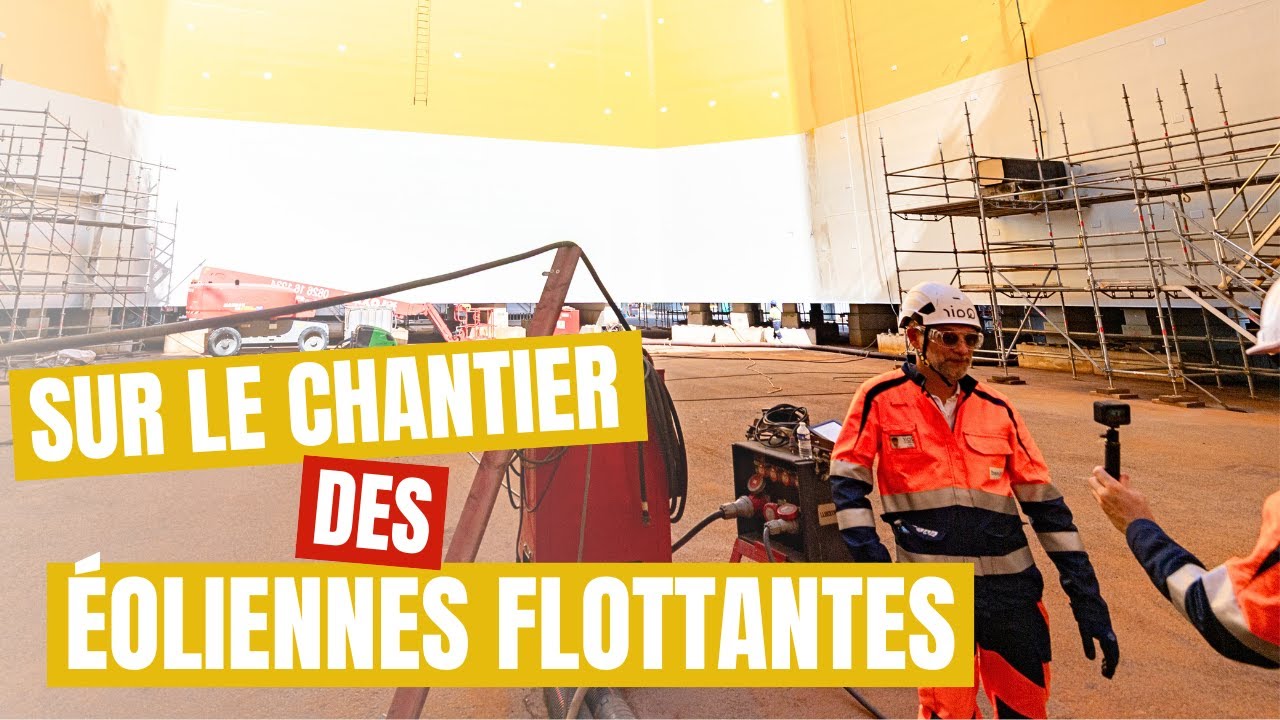 Dans les coulisses des éoliennes flottantes 👀
