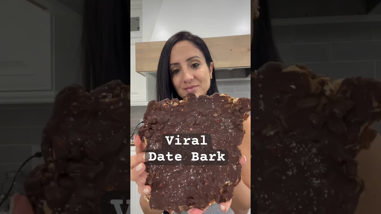 I made the viral Date Bark