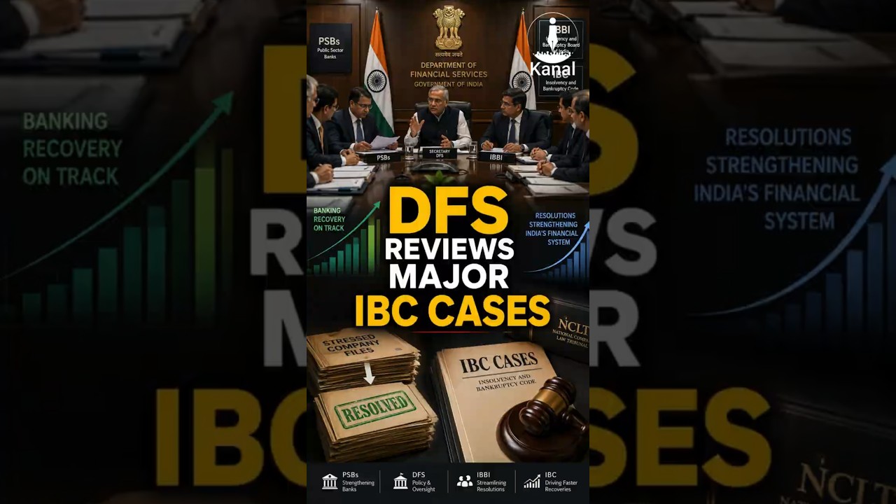 DFS Reviews Major IBC Cases with PSBs and IBBI