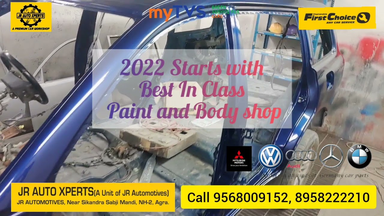 Premium Car Body shop and Paint shop Available at Agra..Call 9568009152