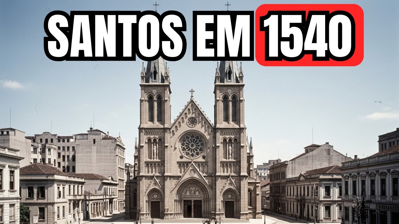 Como Era Santos Em 1540 (Reconstrução Por IA)