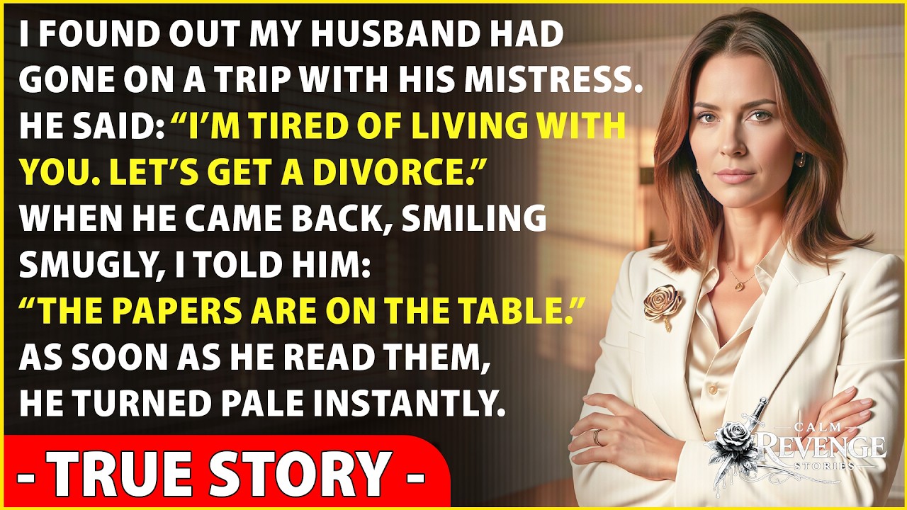 My Husband Vacationed With His Lover — Then Returned Coldly Saying “I’m Tired Of You. Divorce!”