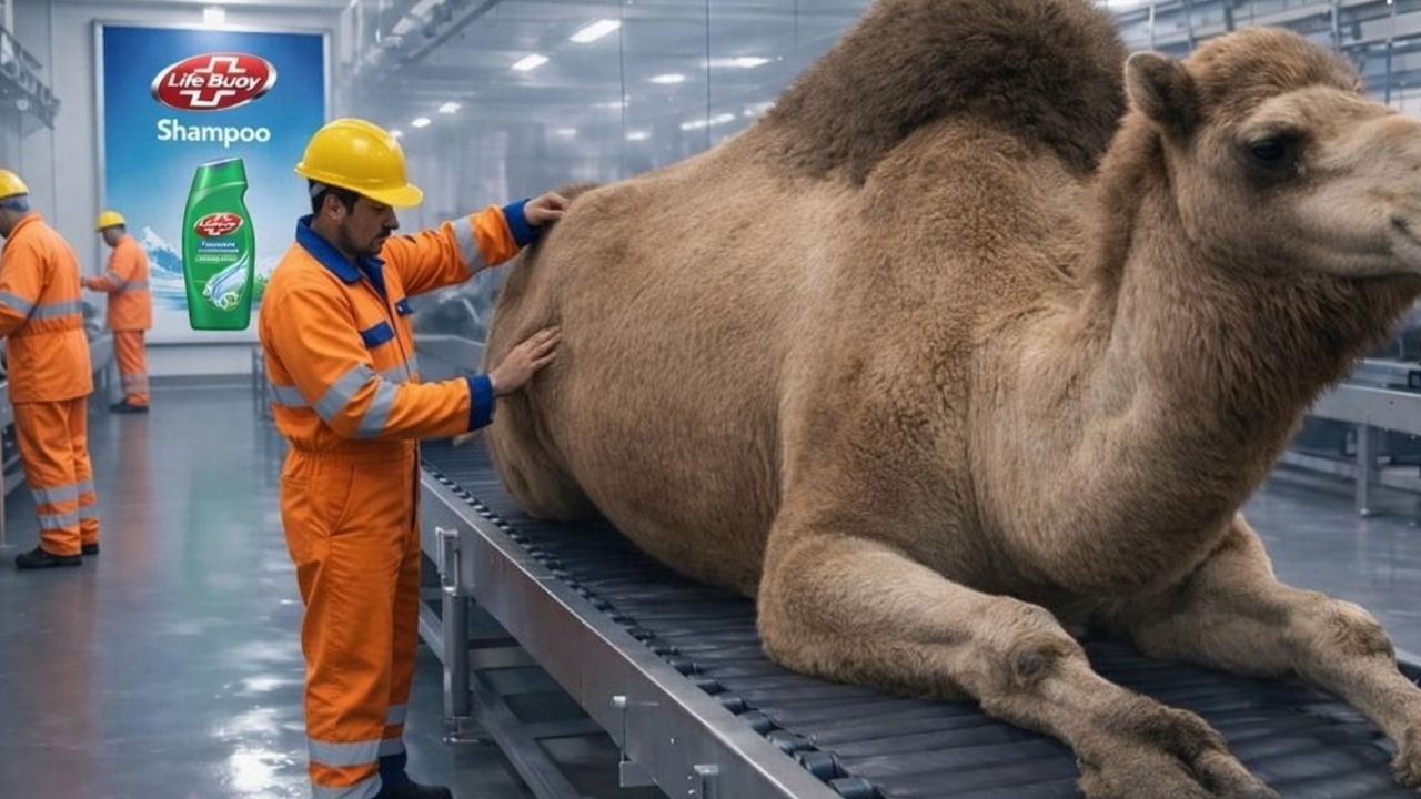 inside the life buay shampoo factory process