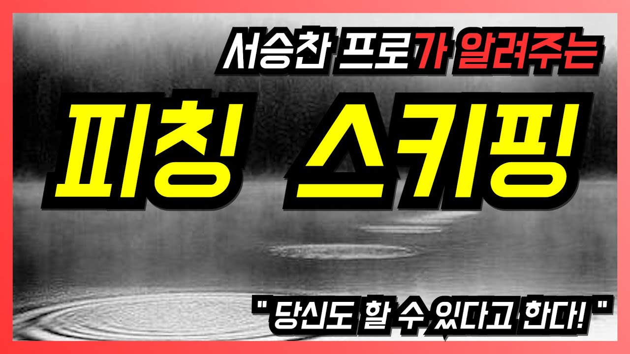 Story 20. 피칭 스키핑 !!!  [Bass fishing]