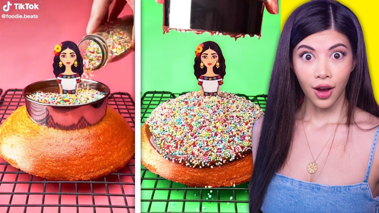 I Tried Visually Amazing Food Tik Toks 🧁