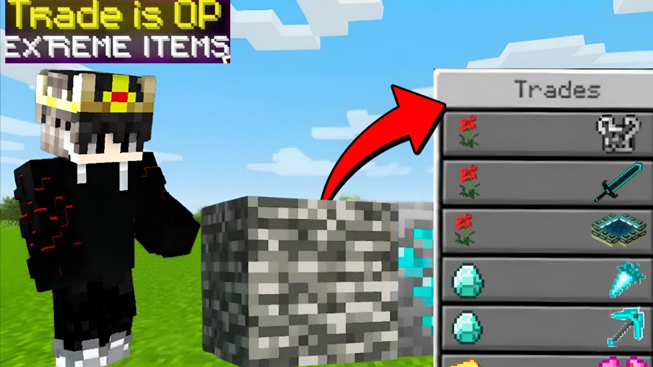 Minecraft, But Blocks Trade Op Items! 😱