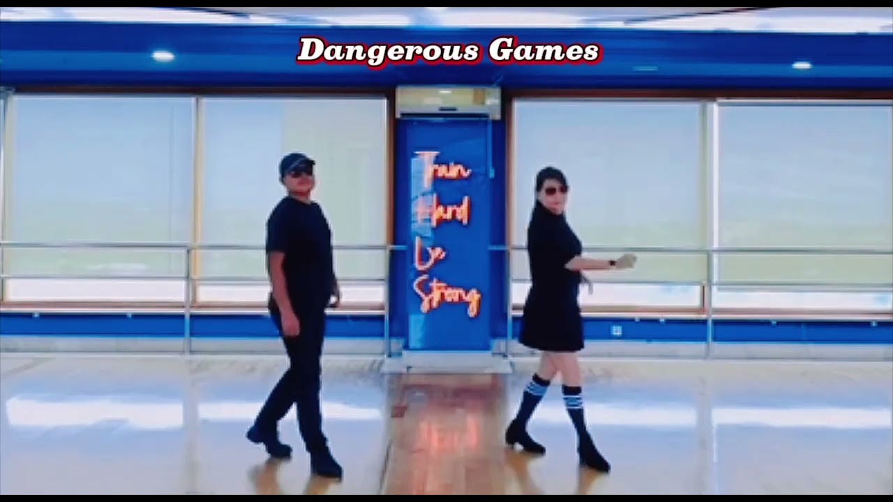 DANGEROUS GAME-Line Dance// Intermediate// Demo:  Argo&Melinda