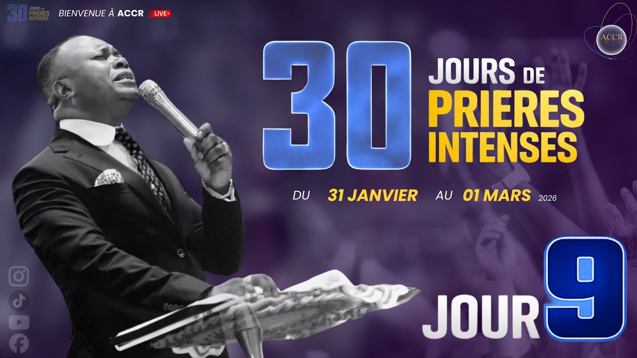 30 JOURS DE PRIÈRES - JOUR 9 I DIMANCHE 08 FÉVRIER 2026 I ÉVANGÉLISTE JP MAKANZU