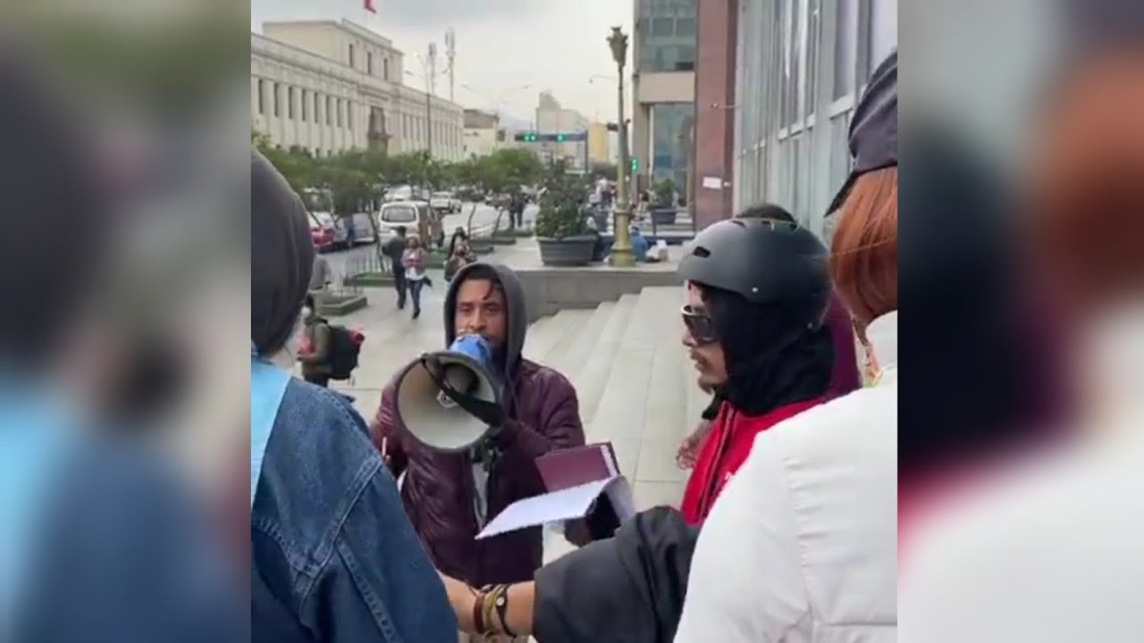 El Turry agredió a Activista Transexual afuera del Ministerio Público 🇵🇪🏳️‍🌈 🏳️‍⚧️
