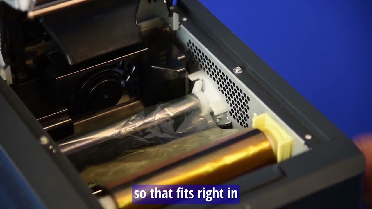 DNP QW410 Printer Setup and Media Loading