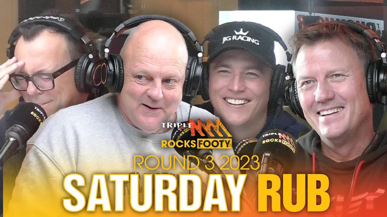 Saturday Rub | Jing's Cancelled Cashy In SA & Kath Makes Her Debut In Nuff Nuff | Triple M Footy