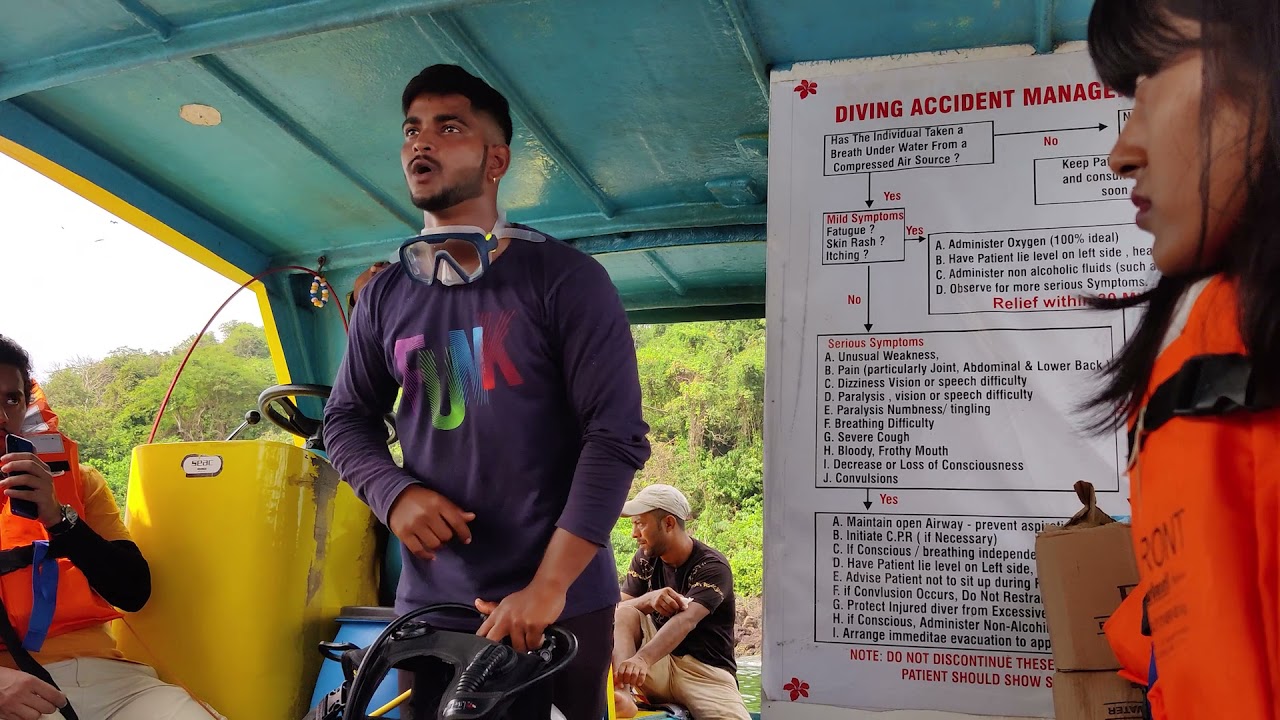 SCUBA DIVING INSTRUCTIONS हिंदी में | GOA SCUBA DIVING- by Kundan Hurnekar
