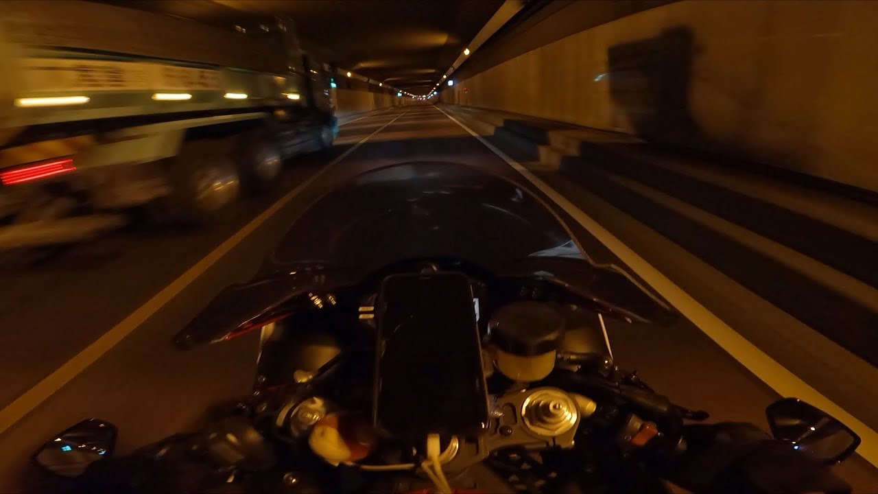 【YAMAHA YZF-R1】夏は夜走りたい（再）【排気音】【4気筒】【ASMR】