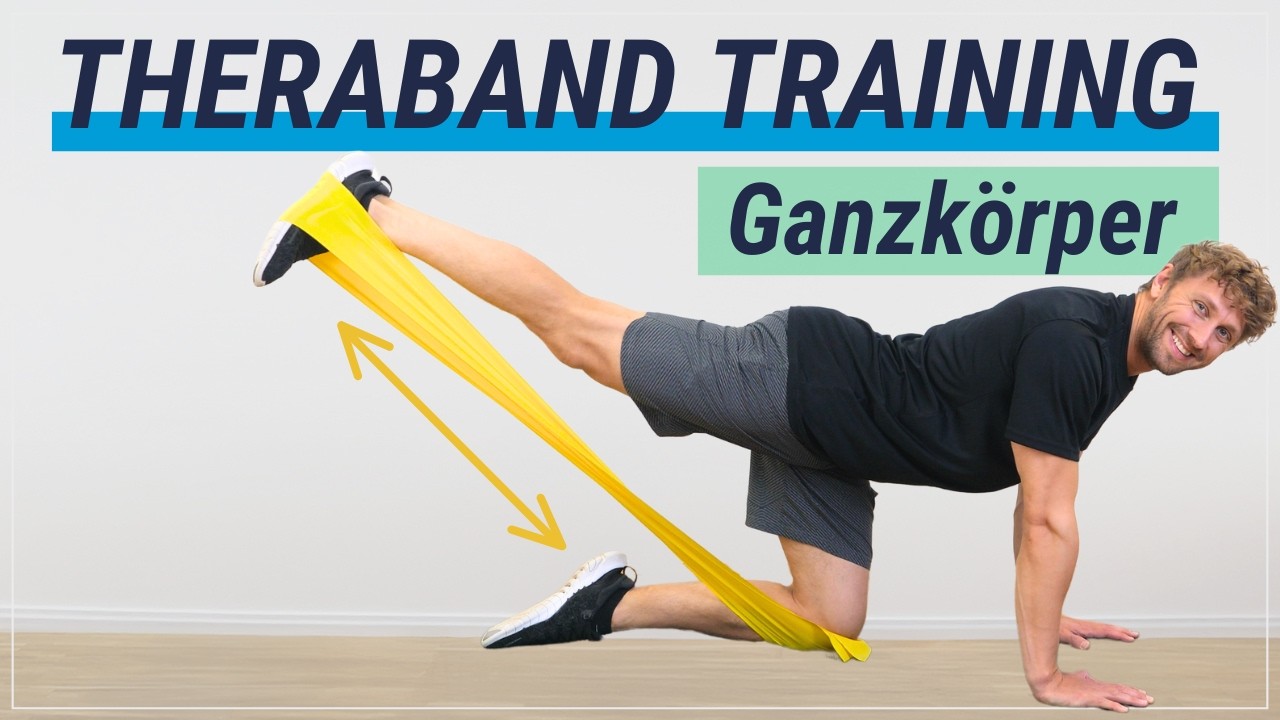 Theraband Übungen - Dein schnelles 15 Min. Ganzkörper Workout!